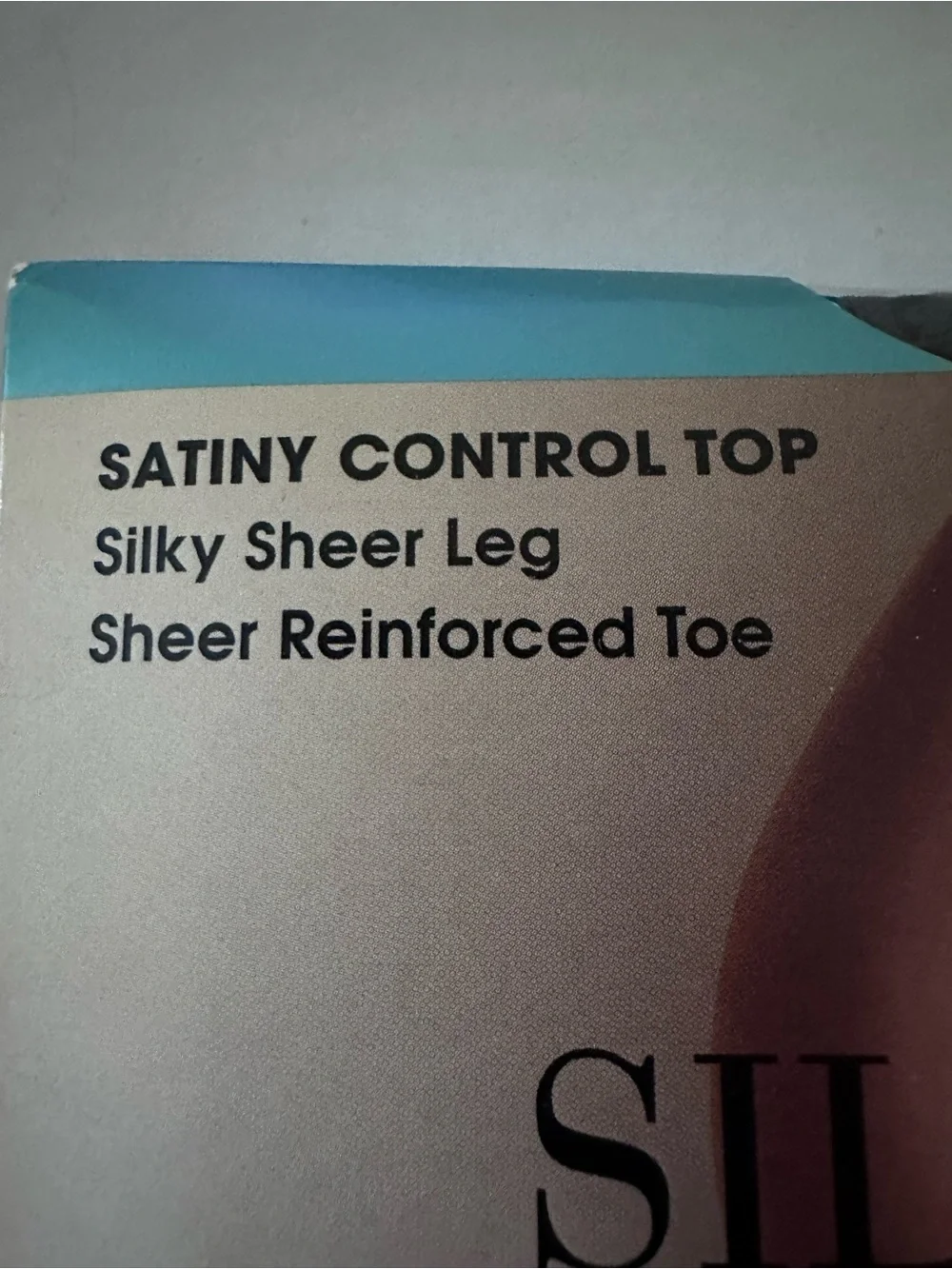 East 5th Sheer Silky Sheer Caress Satiny Control Top Pantyhose Size Average Navy